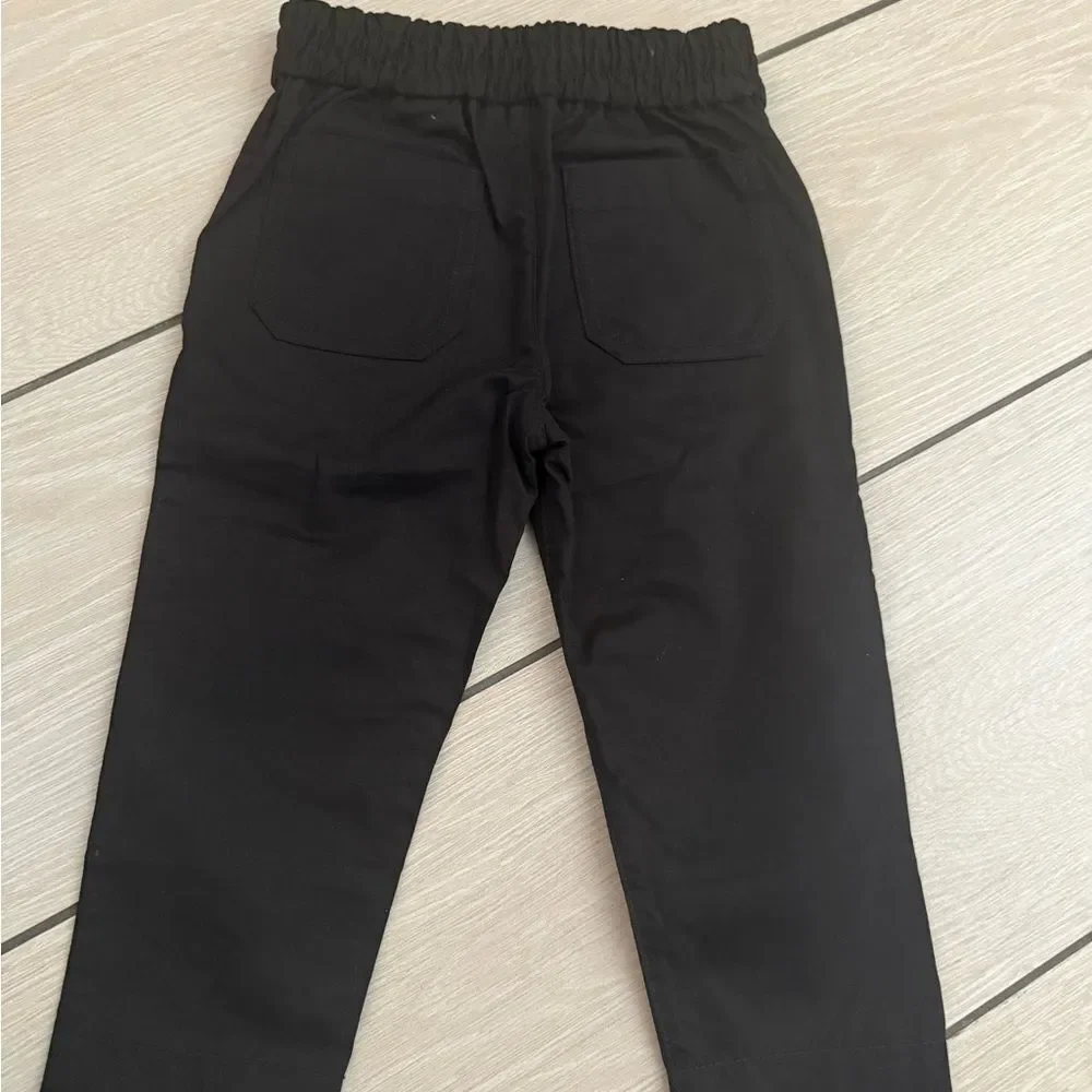 NWT Burberry Black Elastic Waist Trousers size 18 months